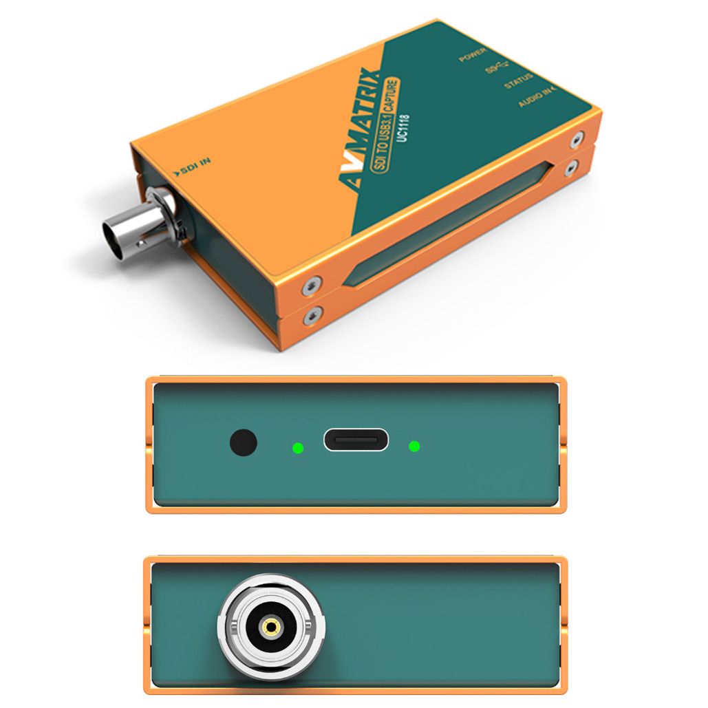 비디오캡쳐 비디오 출력 SDI to USB 3.1 카드 젠더