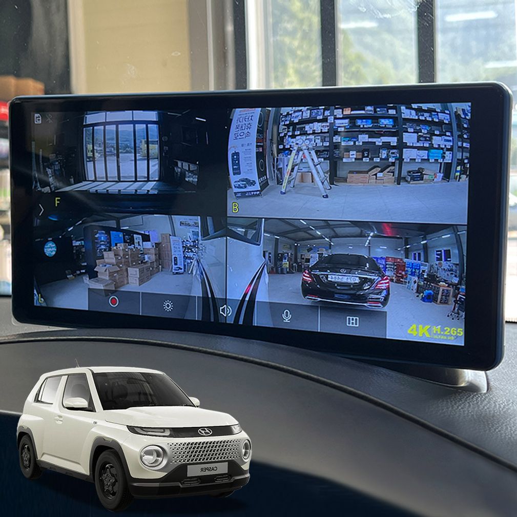 캐스퍼 블랙박스4채널 터치형 호환 호크W