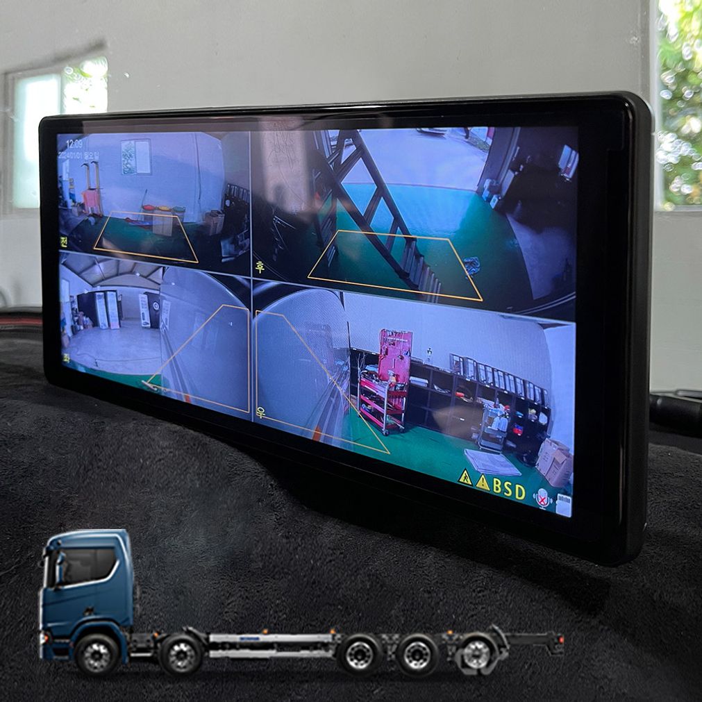 스카니아 R540카고 호환 4채널 블랙박스 트럭커