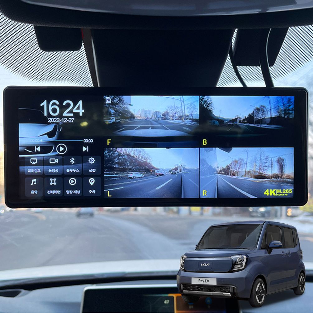 레이EV 호환 터치LCD 호크W9 블랙박스