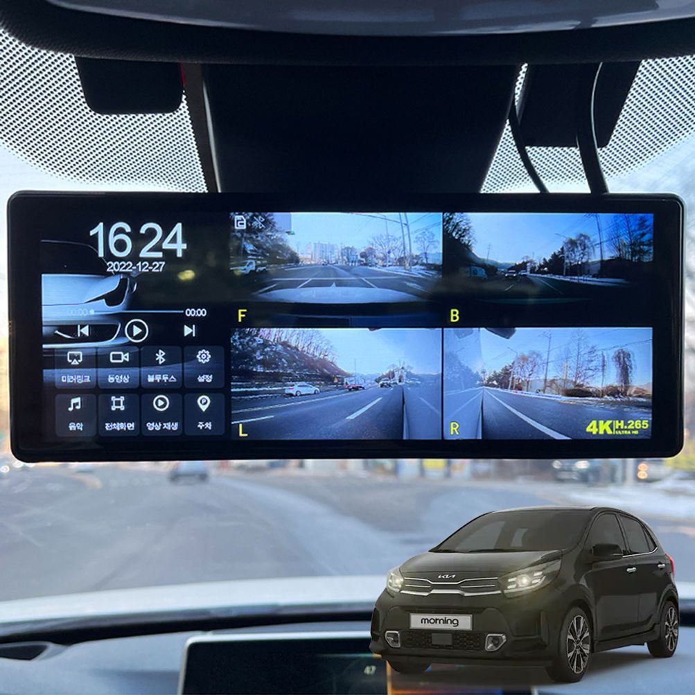 더뉴모닝 호환 터치LCD 호크W9 블랙박스