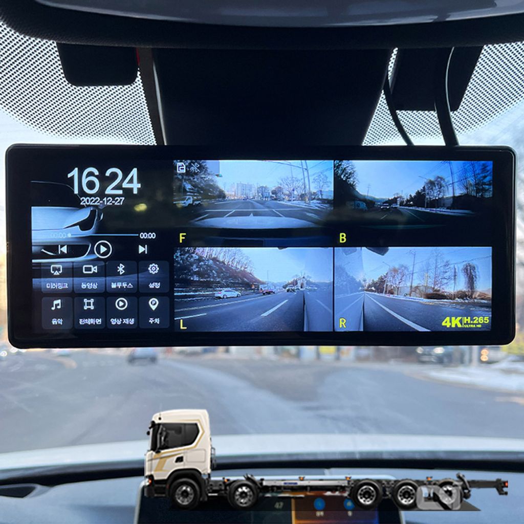 스카니아 G540 호환 터치LCD 호크W9 블랙박스