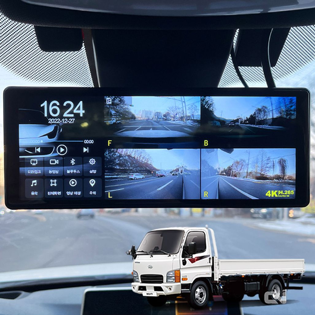 마이티QT 호환 터치LCD 호크W9 블랙박스