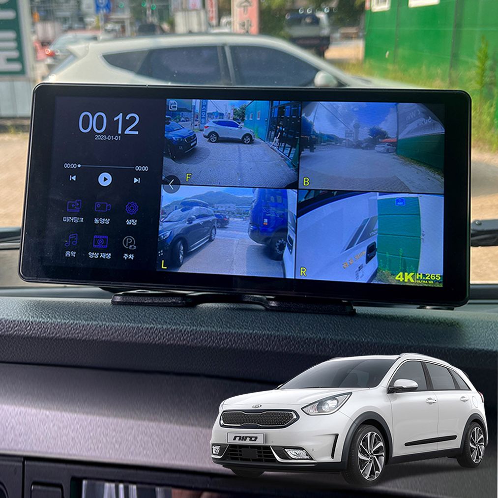 니로 LCD터치센서 호크WS10 블랙박스