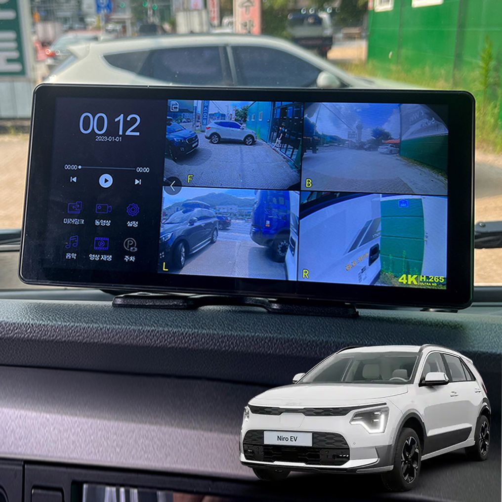 니로EV LCD터치센서 호크WS10 블랙박스