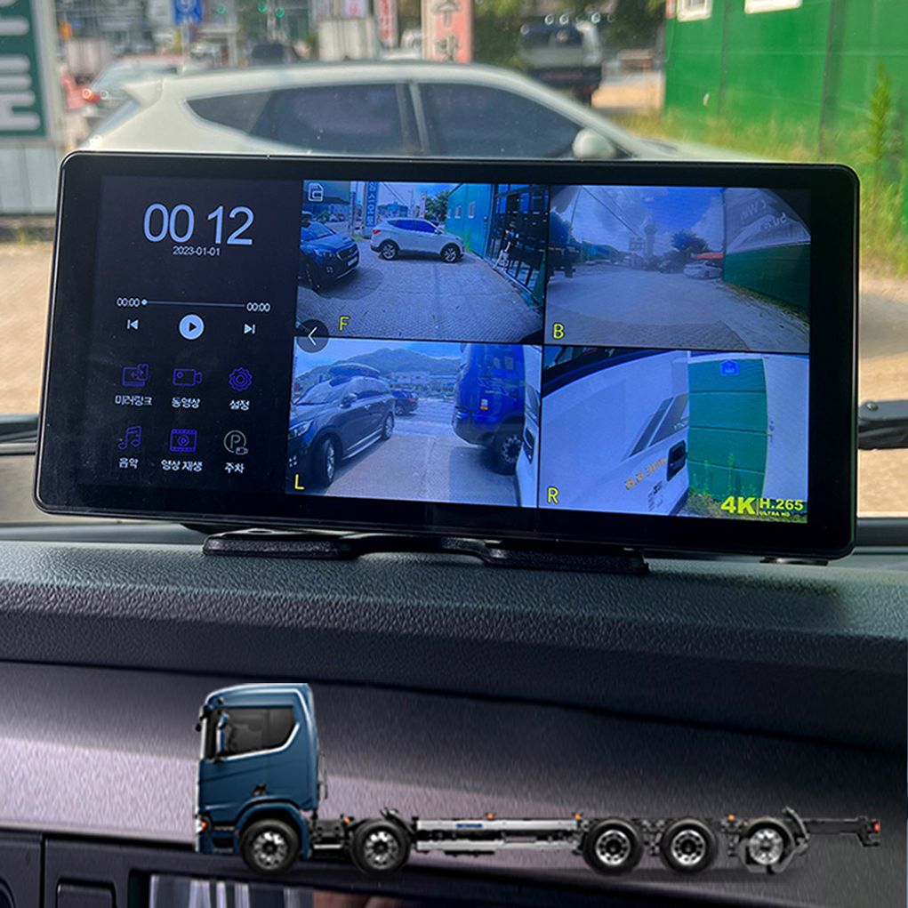 스카니아 R540카고 LCD터치센서 호크WS10 블랙박스