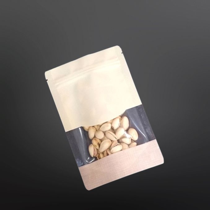 지퍼스탠드 소포장 진열지 13X20cm 밑7cm 100매