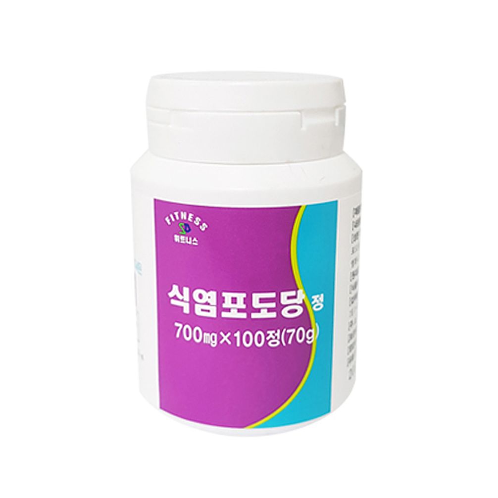 식염포도당 100정 식용포도당 알약형 폭염 더위 여름 대비 탈수 마라톤 야외활동
