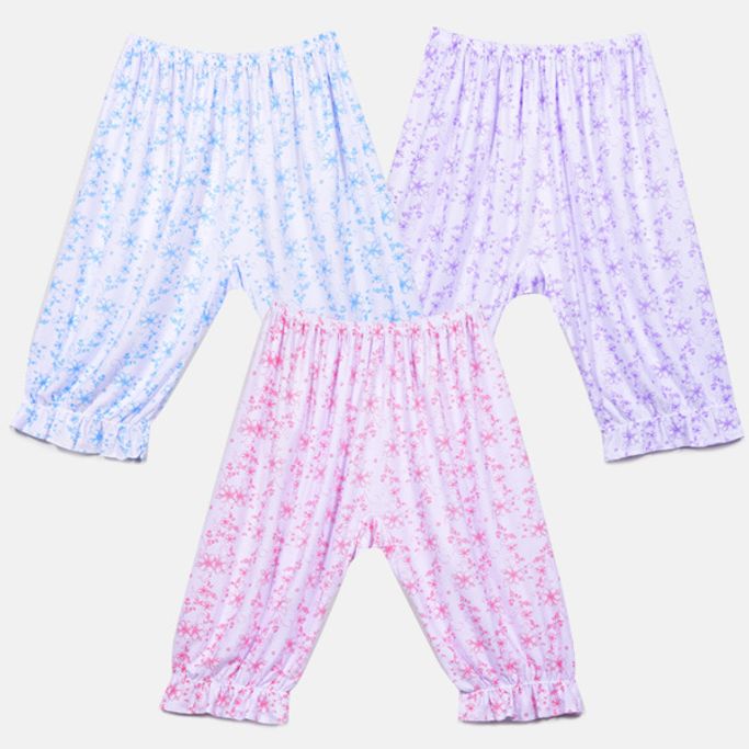 가볍고 청량한 착용감 인견 여성 훌라 8부 바지0107vw