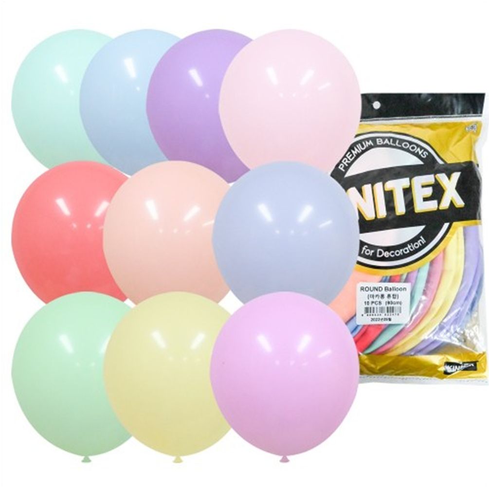 (PC) 90cm 마카롱 풍선 (10개입)