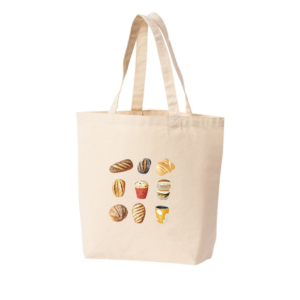 에코백 다양한 색상 사이즈 베이커리카페 빵 커피 카페