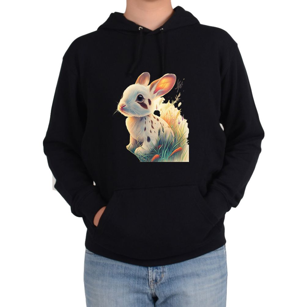 후드티 다양한 색상 사이즈 토끼 당근 숨바꼭질 아기토끼