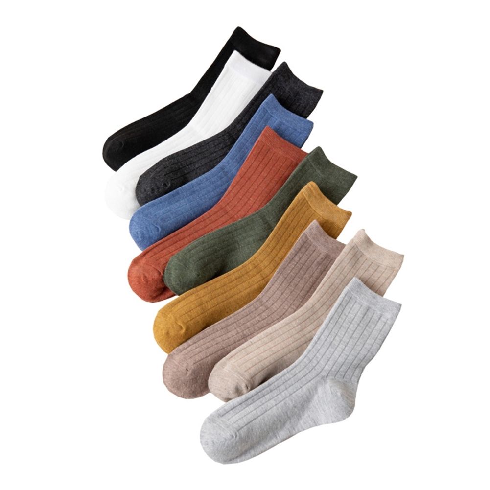 심플한 여성 중목 기본 교복 발목양말 겨울양말