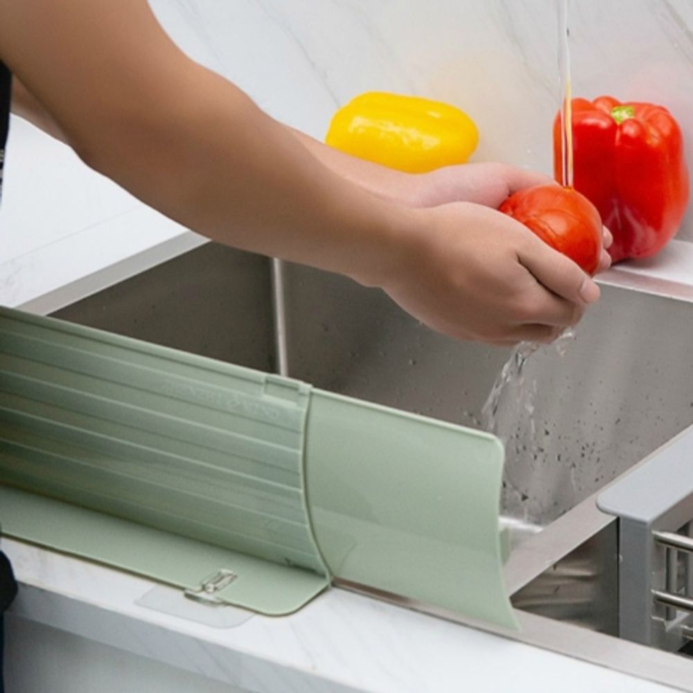 씽크대 간편 물튐방지 물튀김방지 가림막 물막이