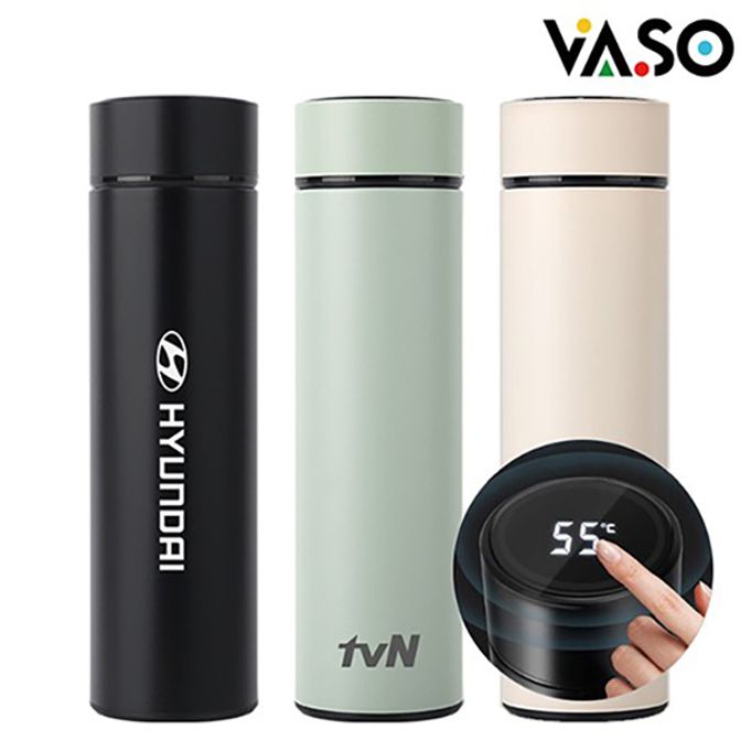 바쏘 스마트 온도계 진공 텀블러 500ml