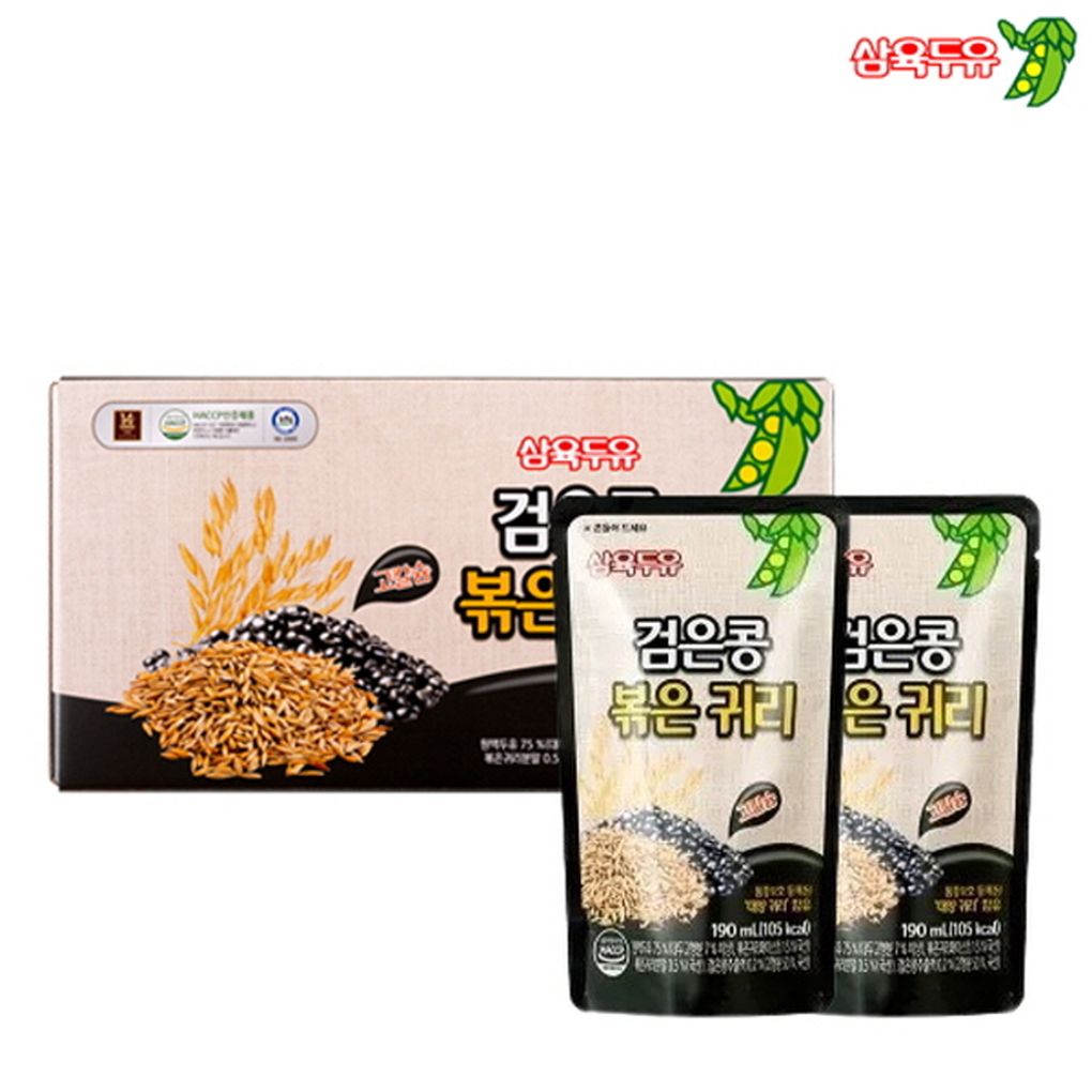 삼육두유 검은콩 볶은 귀리 190ml(105kcal) 15개입