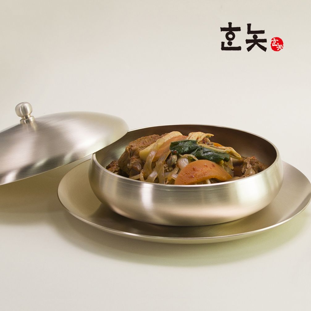 방짜유기 놋그릇 옥바리찜기 유기그릇