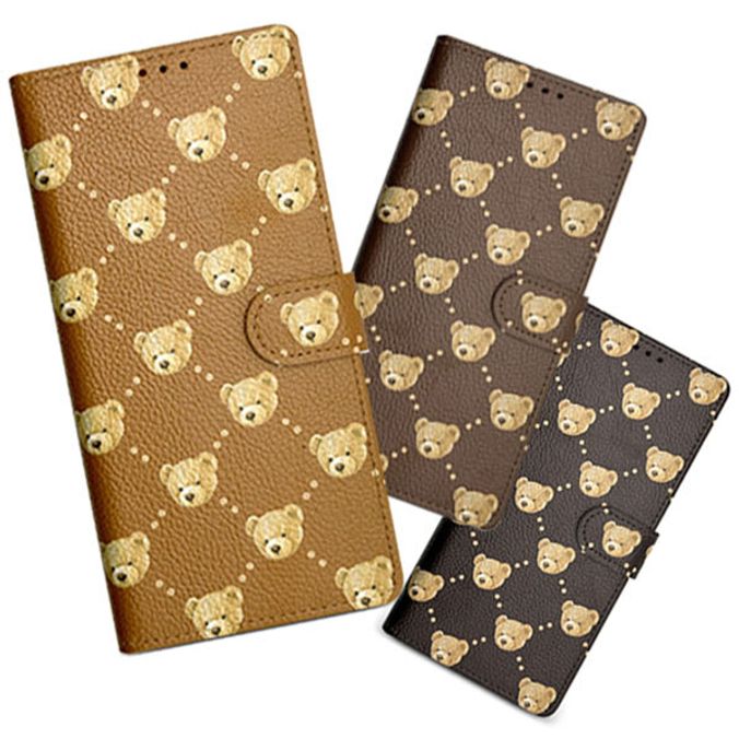 갤럭시 S21울트라 G998 테디베어 패턴지갑 케이스