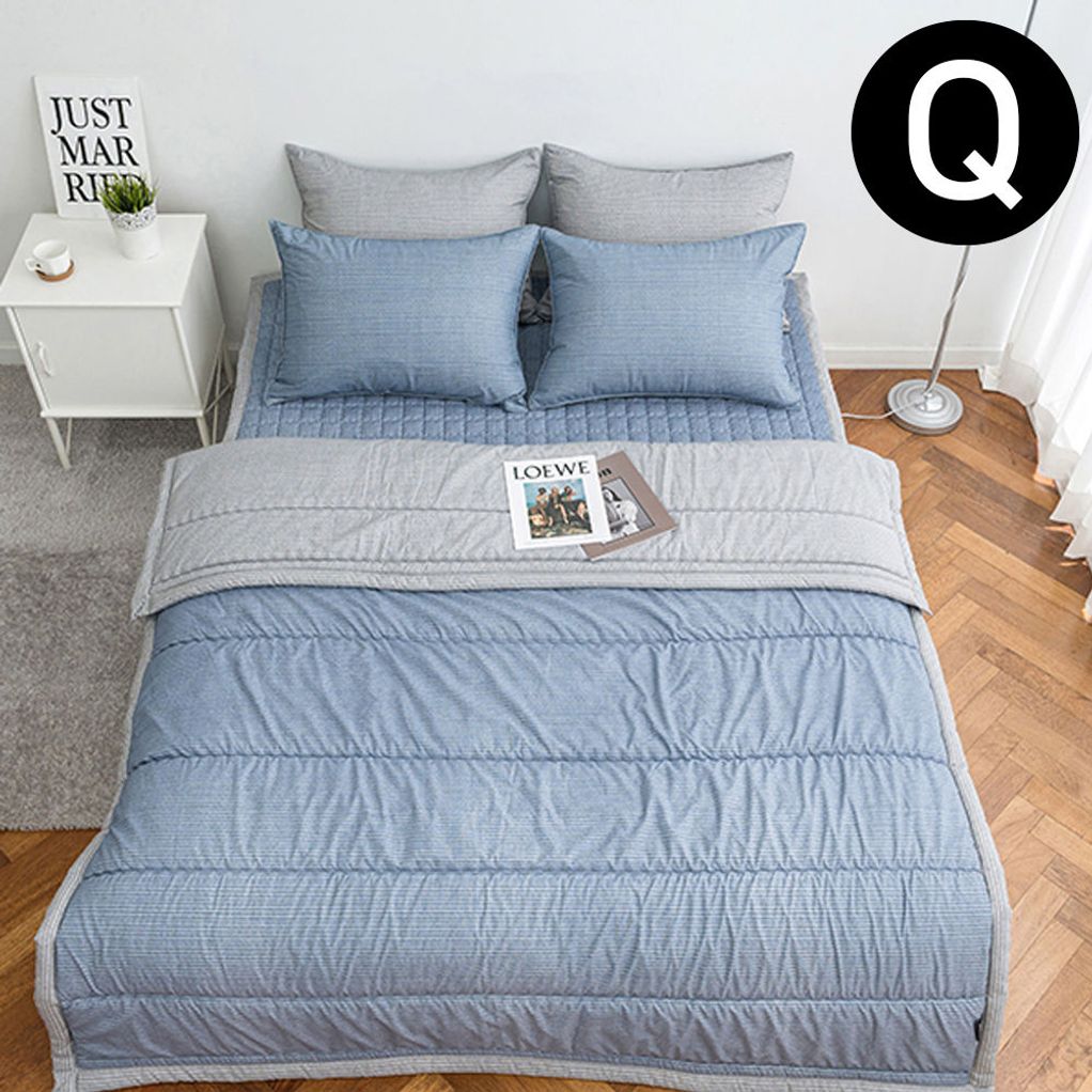 솔트 소프트마이크로패드세트 퀸Q(블루)