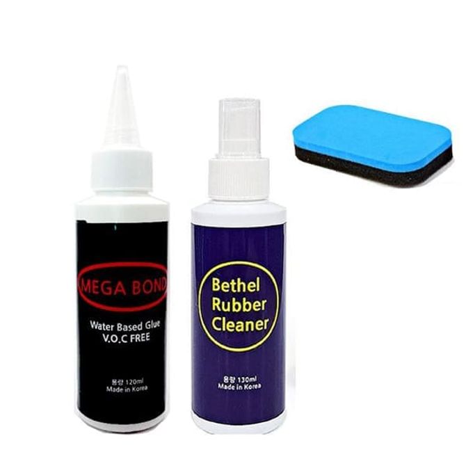 탁구 러버 크리너 러버글루 탁구채 글루 라바 클리너 관리용품 세트 130ml