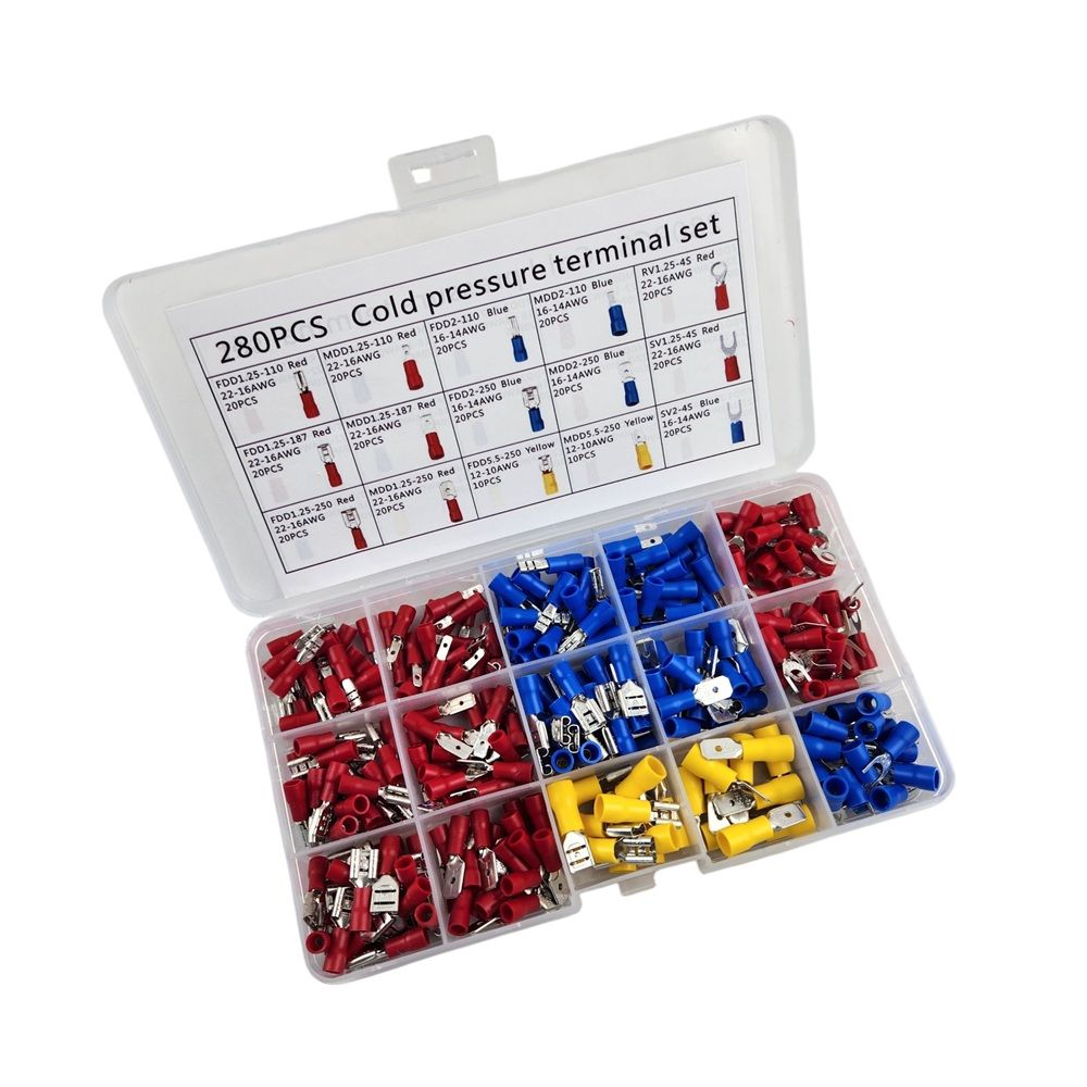전선 연결 배선 터미널 단자 커넥터 280pcs