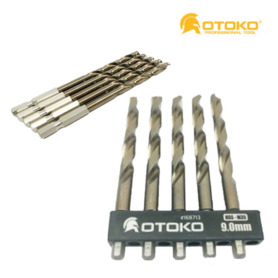 써스기리 코발트 HSS M35 고속도공구 9.0mm 드릴비트 10pcs+1