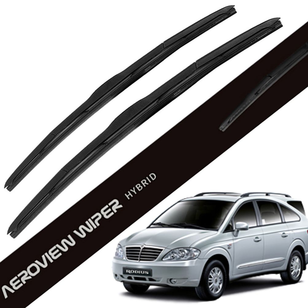 VIP 로디우스 와이퍼 하이브리드 자동차 앞유리 전방세트 600mm 450mm
