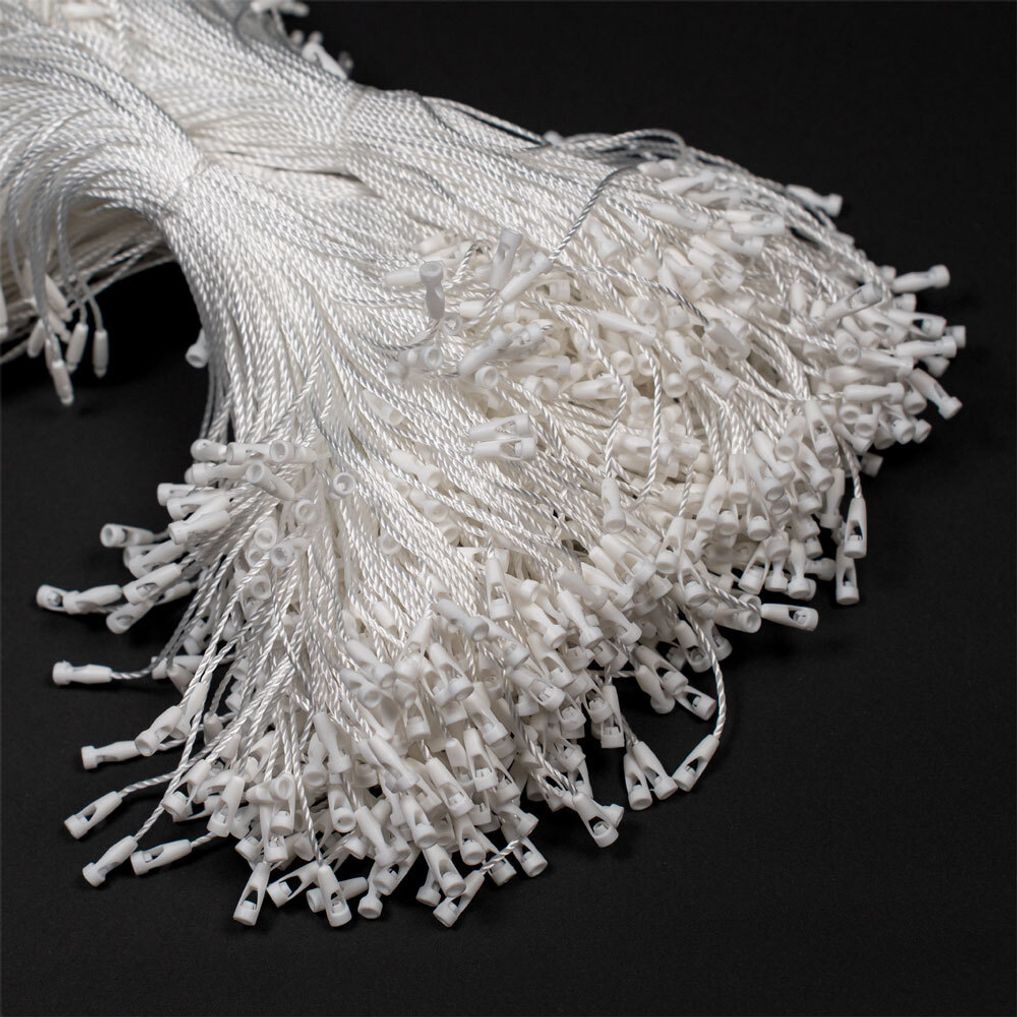 일자 라벨끈 택끈 행택고리 200개입 화이트