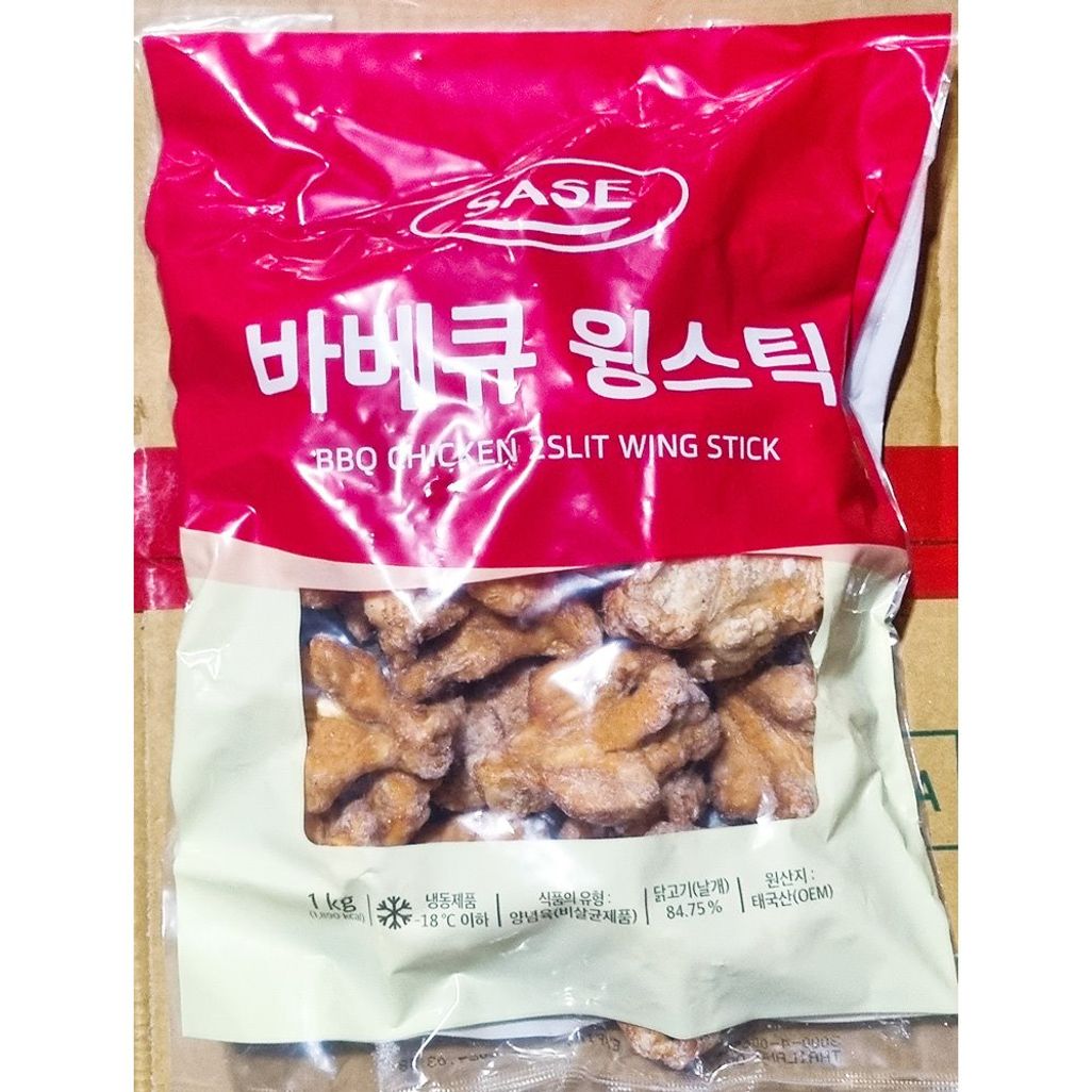 사세통상 바베큐윙스틱 1k X10