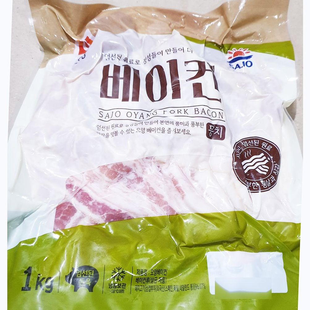 사조오양 베이컨(뭉치 1K) X10