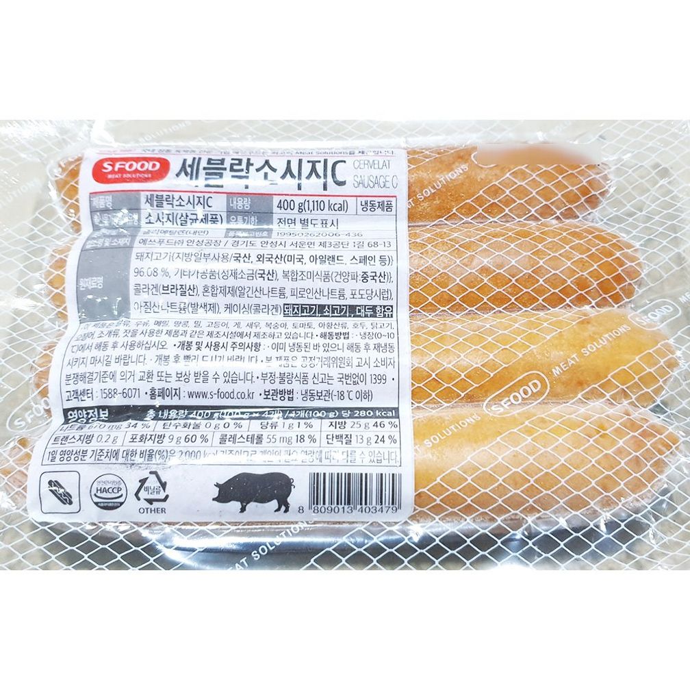 에쓰푸드 세블락소시지(400g) X20