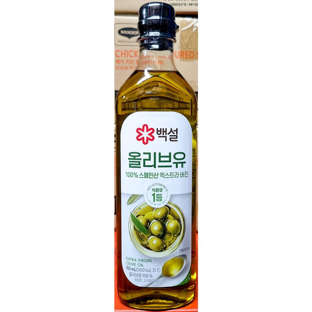 올리브유(백설 0.9L)X12