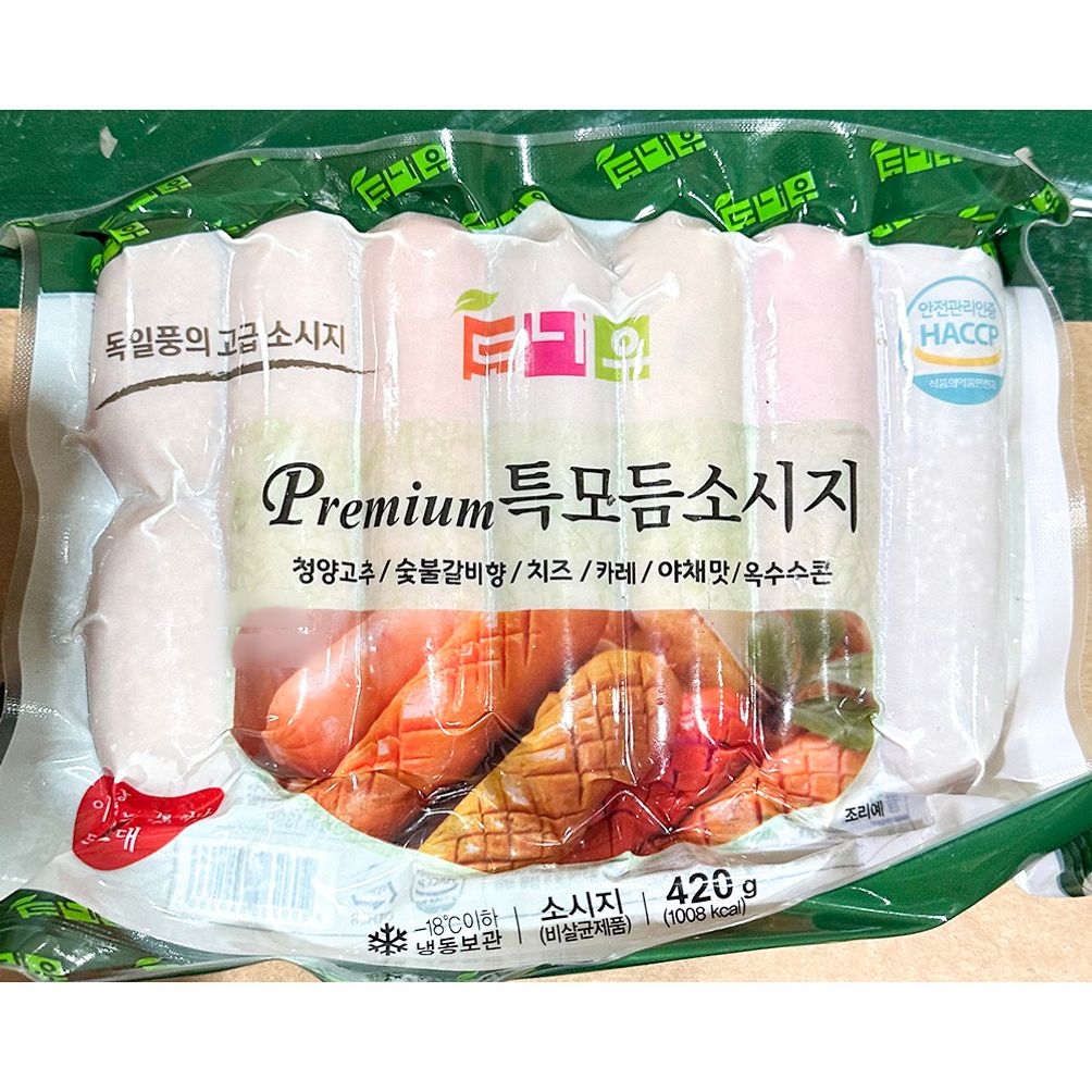 소시지(특모듬 도나우 420g) X30
