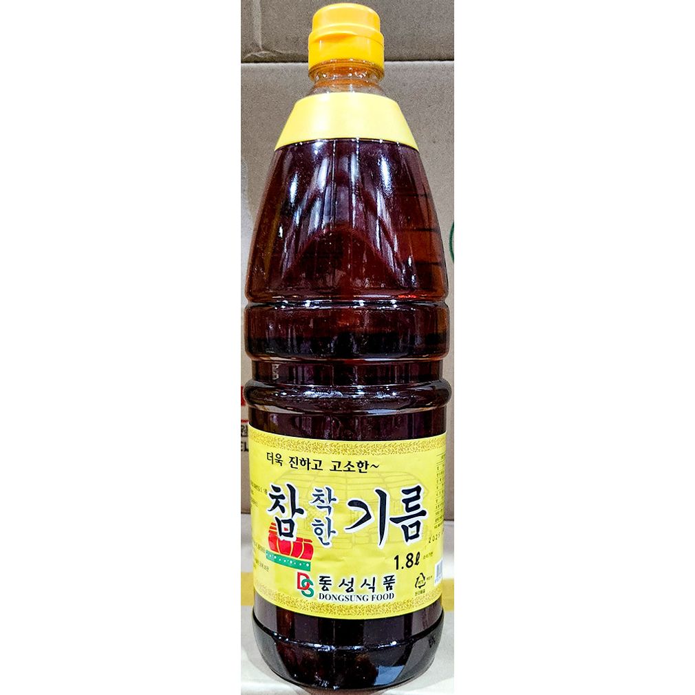 참깨향기름(디에스 노란색 1.8L) X8