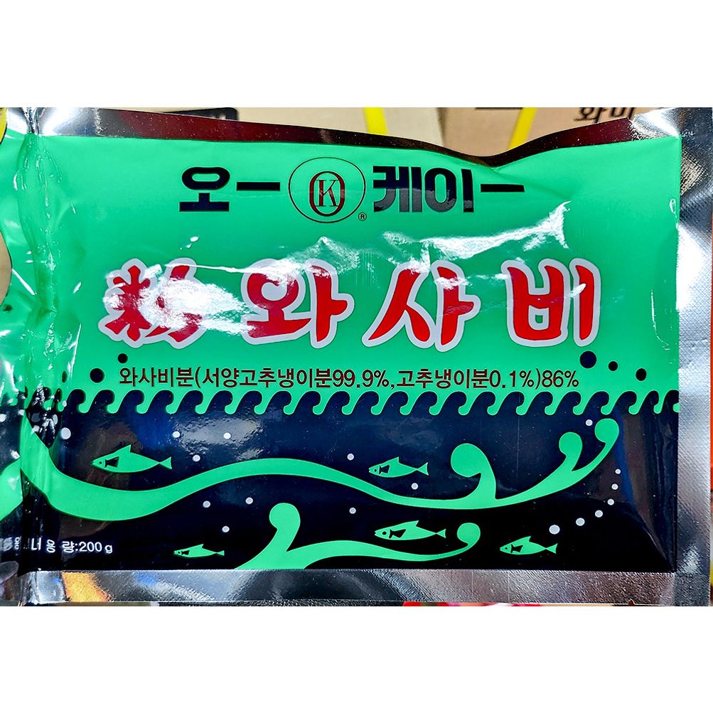 와사비(가루 86프로 오케이 200g) X40