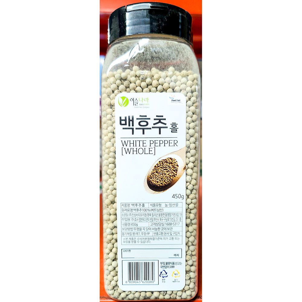 백후추(이슬나라 홀 450g) X12