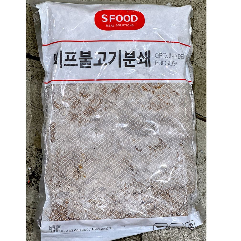 비프불고기(에쓰푸드 냉동 분쇄 1K) X10