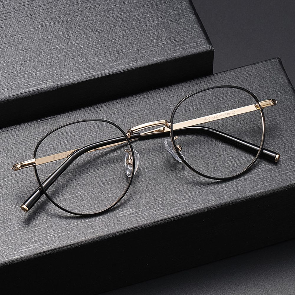 긱시크 무테 반무테 뿔테 안경 티타늄 안경테 S1820