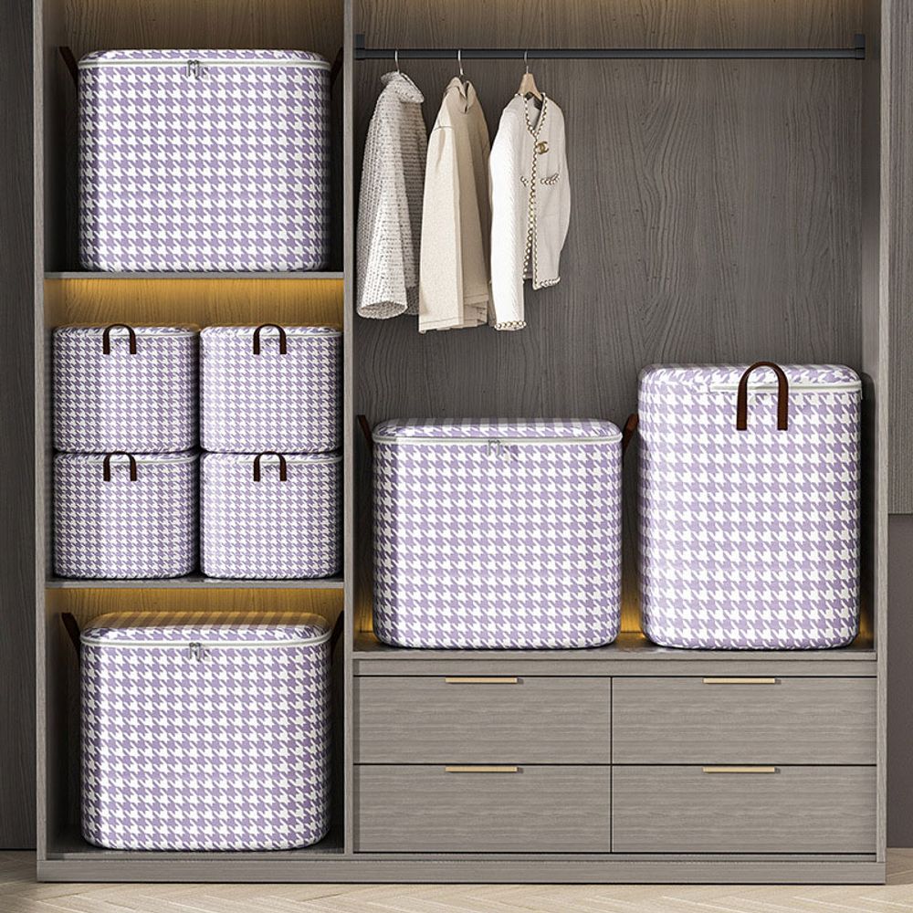 퍼플200리터 옷장 수납 리빙 공간 박스 정리함 수납함