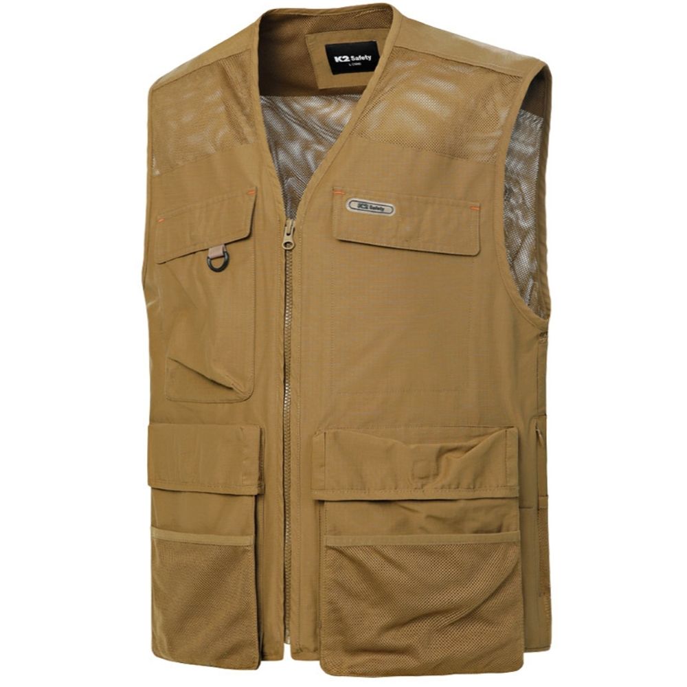 K2 세이프티 작업 조끼 메쉬 현장 공사장 마트 작업복 조끼 베스트 2602