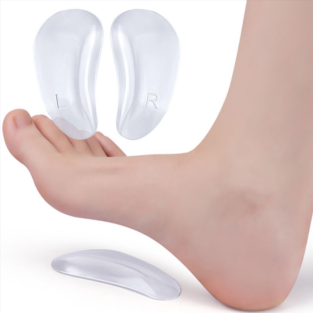 간편한 투명 아치 패드 구두용 발보호 관리 발패드