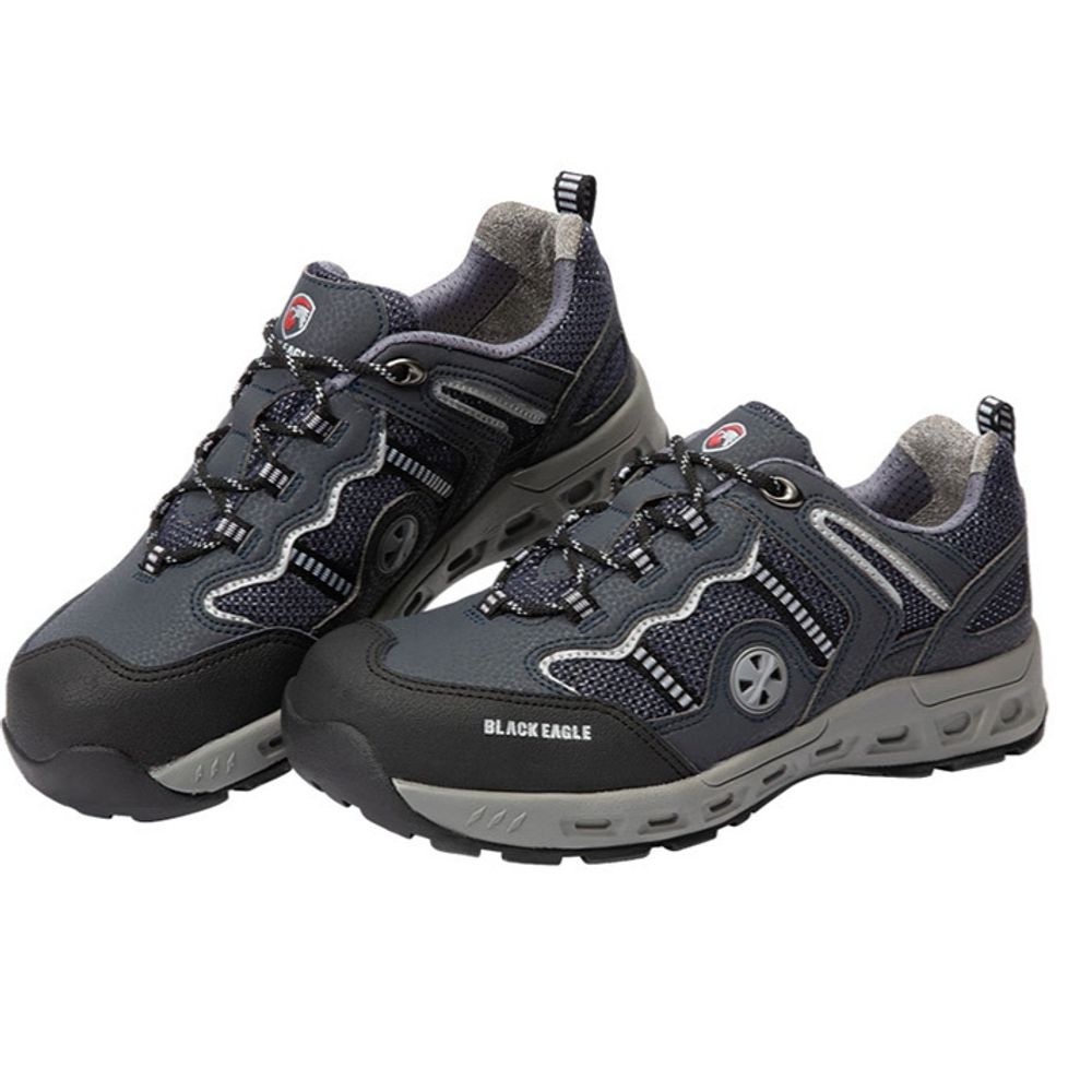 블랙이글 안전화 현장화 건설화 공장신발 통풍구 논슬립 안전화 4in
