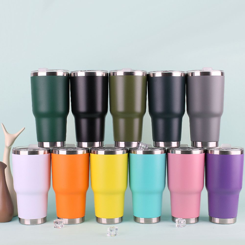심플한 스텐 물컵 텀블러 커플용 운동 기업 선물 제작