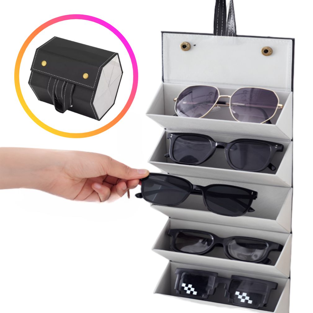 내구성 선글라스 5구 보관 파우치 케이스 걸이 안경