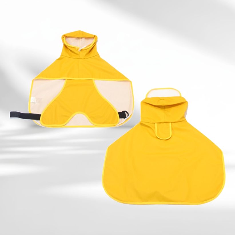 장마 산책용 우비 패션용품 비옷 투명모자 소형견용