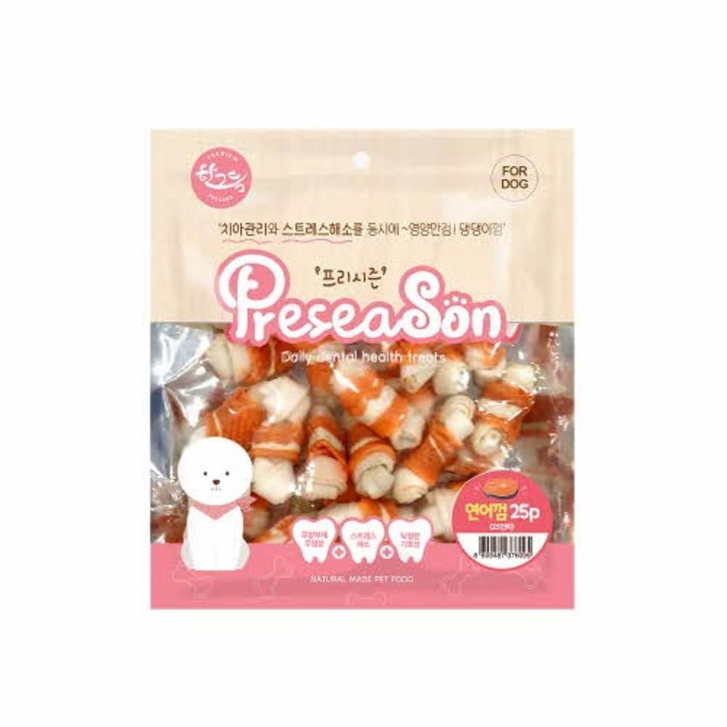 프리시즌 딩고껌 연어껌(25P/2.5인치)