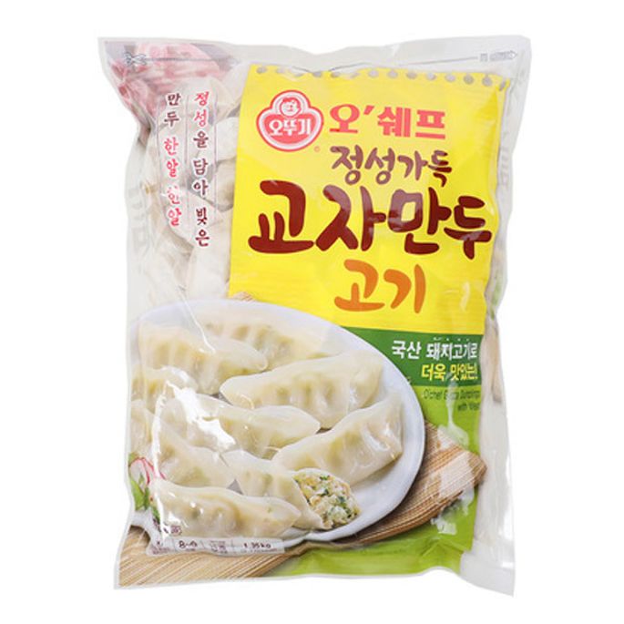 AFOOD 오뚜기 냉동 오쉐프 정성 가득 교자 만두 1.35kg