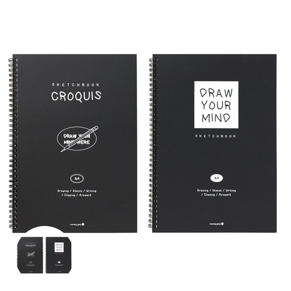 컬러링북 어르신색칠공부 수채화컬러링 수채화지 색칠공부도안 A4 크로키북 좌철 랜덤1개