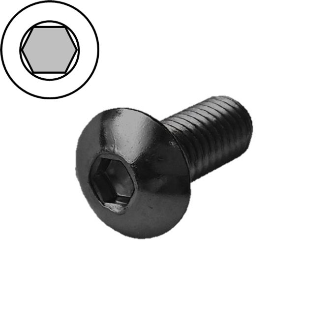 일반볼트 둥근육각렌치 SCM435 M4x18mm 1000개