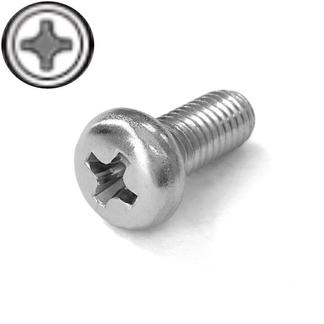 일반볼트 십자둥근머리 스텐 M2x8mm 3000개